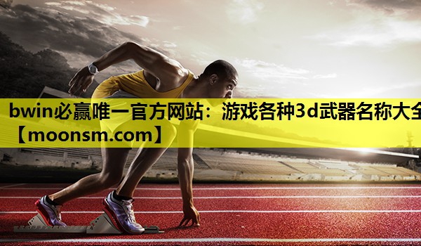 游戏各种3d武器名称大全
